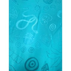 NEW Never Fully Dressed US Size 4 Blue Jacquard Wrap Mini Dress Celestial