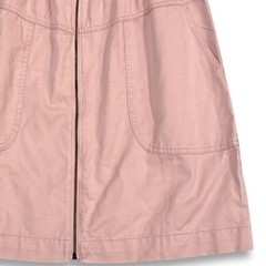Universal Thread Zip Front Utility Mini Dress Womens XS Dusty Rose Cotton NWT