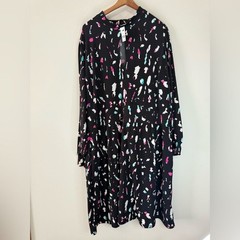 Lane Bryant NWT Stylish Black Multicolor Women&rsquo;s Dress in size 26/28