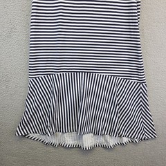 Ella Moss Dress Juniors S T-Shirt Blue Kidcore Striped Drop Waist Sailorcore