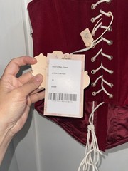 Lacemade Cherry Bite Corset Size Medium NWT!