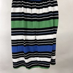 Merona Dress Womens XL Knee Length Sleeveless Striped A-Line Lightweight Stretch