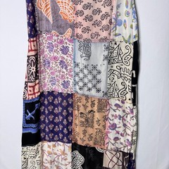 Sacred Threads Patchwork Maxi Dress Sz S Boho Cottage 70s Hippie Y2K Flaw READ