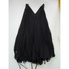 Alberto Makali Avant Garde Chiffon Bubble Hem Dress Gothic Fairy Grunge Mini Med