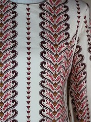 Antik Batik Huggi Printed Cotton Dress S / 38 Bohemian Vertical Stripe Flannel