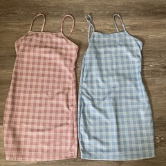 SHEIN plaid Cami Dresses Size Small.