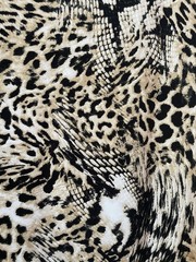 Chico&rsquo;s Animal Print Shift Dress 3P XL 3/4 Sleeve Knee Knit Stretch NWT