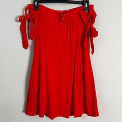 Capulet Giulia Off the Shoulder Mini Dress Womens Small Cherry Red Revolve Party