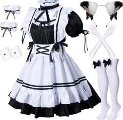 Cute Maid Costume Cosplay Sweet Lolita Women&rsquo;s Men Femboy Anime Clothes Fashion-