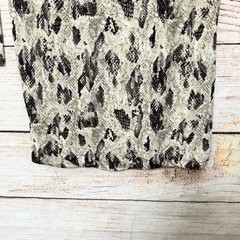 Rag & Bone Snake Print Bodycon Mini Dress Womens Long Sleeve Beige XS