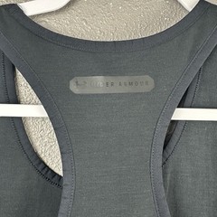Under Armour Black Sleeveless Athletic Dress Cutouts, Mesh, Logo Size Medium
