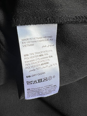 Chico&rsquo;s Dress Black Sleeveless Asymmetrical Hem Pockets Size 000