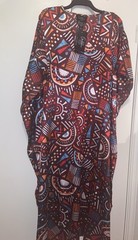 Goddess , Winlar long kaftan women satin dress one size Multi Colors