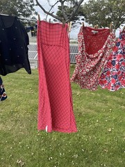 Red Summer dress, slip on Size 20 Florence & Fred