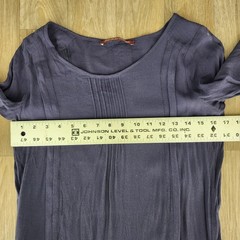 Comptoir Des Cotonniers Small Navy Blue Long Sleeve Dress with Pockets