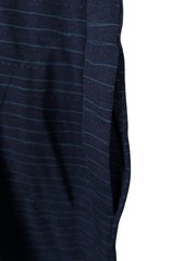 Title Nine Hiolani Dress XL Navy Blue Stripes V Neck Short Sleeve Pockets