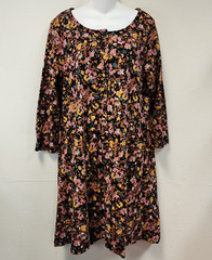 Fatface Floral Hi Lo Hem Dress 14 Regular United Kingdom Floral Cottage Button
