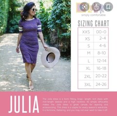 LuLaRoe Julia Dress XS NWT Colorblock Stretch Midi Scoop Neck Blue Gray