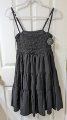 Klassy Network Mini Cocktail Dress Black Lined size M NWT adjustable straps