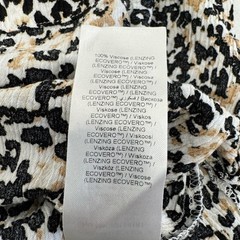 Ichi Women&rsquo;s Medium Ihmarrakech Midi Belted Dress Animal Print Boho