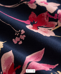 PACT Organic Fit & Flare Midi Dress – Dayspring Blooms Multi NEW