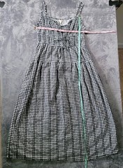 Sim & Sam XL Spaghetti Strap Gingham Plaid Midi Dress