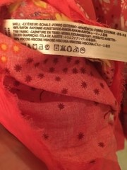 NWT Free People Un-Lined Dress Grapefruit Multi Colored Print Size M Retail $88