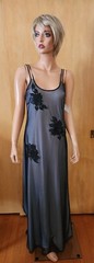NWT&rsquo;S ~ RIMINI by SHAW NETTED LONG DRESS ~ sz 10