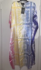 Goddess , Winlar long kaftan women satin dress one size Multi Colors