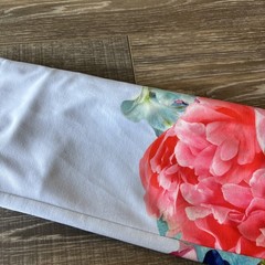 Ted Baker Light Blue Multicolor Floral Sleeveless Sheath Dress, Size 1 (US 2-4)