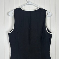 Mare Mare Linen Asymmetric Button Mini Dress SMALL Preppy Coastal Anthropologie