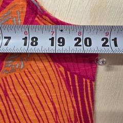 Chico&rsquo;s Palm Party Tropical Print Fringe Hem Dress Womens Size 2 US Large L