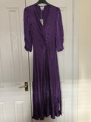 Ghost Louisa Midi Dress – Size L