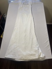 Women’s White 8/10 Cotton Full Length Dress