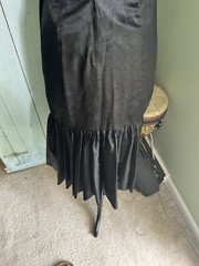 Vintage TD4 by Electra Womens Mermaid Sleeveless Embossed Ruching Ruffle Size 10