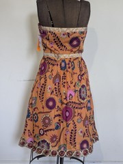 Cynthia Cynthia Steffe Bohemian Strapless Sun Dress Size 10 Indie Festival Folk