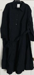 Pari Passu Poplin Shirtdress Size B8 (US 26) Blue Long Sleeve Button Front Belt