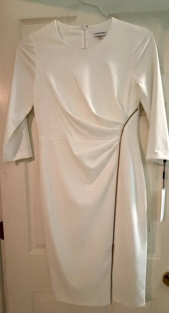 calvin klein dress 8 midi new