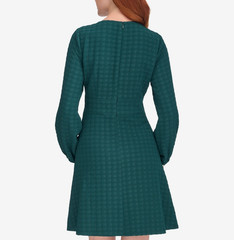 Tommy Hilfiger Women&rsquo;s Embossed Houndstooth Knit Dress MSRP $ 119
