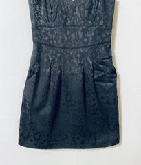 Walter by Walter Baker Womens Small S Convertible Strap Black Floral Dress
