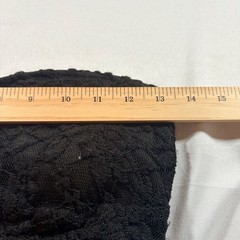 Deb Lace Strapless High Low Dress Womens Small Black Floral Party Cocktail