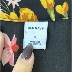 Old Navy Fall Winter Dress Floral Georgette Fall Winter Long Sleeve Shift Small