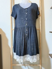 POL Babydoll Button Up Dress Size Small
