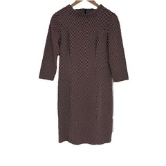 Ann Taylor Womens Midi Dress 4 Textured Retro Mad Men Career Interview Modest