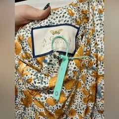 Agua Bendita Vida Capullo Floral Maxi Dress L NWT $1100