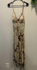 American Rag Natural Tone Boho Pullover Dress Sz L Excellent Condition