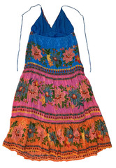 Farm Rio For Anthropologie Small Floral Spanish Maxi Halter Strap Dress P143