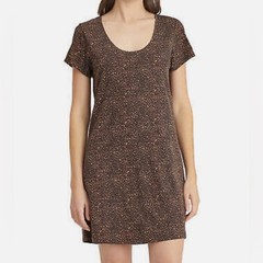 Social Standard by Sanctuary women’s Gia scoop dress leopard print taupe Large