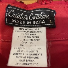 Creative Creations Christmas Sequin & Beaded Silk Shirt-Dress Jacket Lg Rare