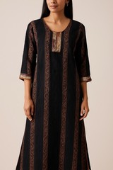 Vintage Sheer Silk Tunic Midi Dress Kaftan Size S Artsy Boho Whimsigoth Witchy